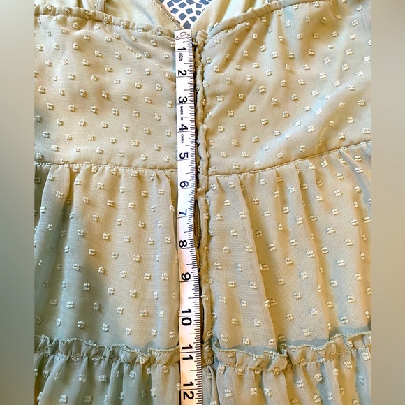 Summer Dress w/ Ruffles Dot Fabric - Picture 3 of 9